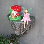 RockArt: Wall Shelves Resin – robust, unique & hanging in natural design for indoor & outdoor areas