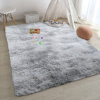 FestGlanz: Fluffy Rectangular Rug Luxurious Decorative – Perfect for Living Room & Festive Decor