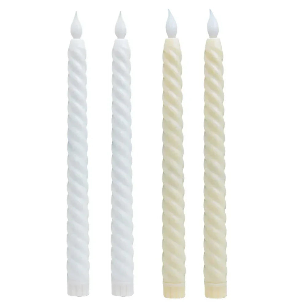 FestiGlow: 3D LED Candles – Christmas Lighting with Warm Light Glow