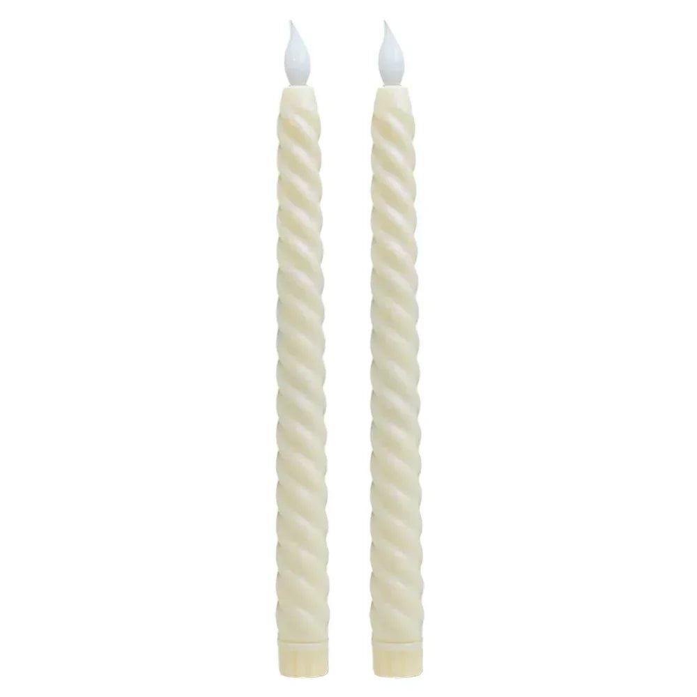 FestiGlow: 3D LED Candles – Christmas Lighting with Warm Light Glow