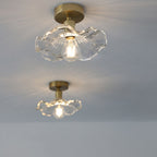 FioriLux: Flower-Shaped Glass Ceiling Light – Elegant LED Lighting for Living Room & Bedroom
