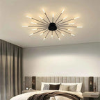 Kora LED Plafondlamp | Dimbaar, Modern Design in Zwart of Goud