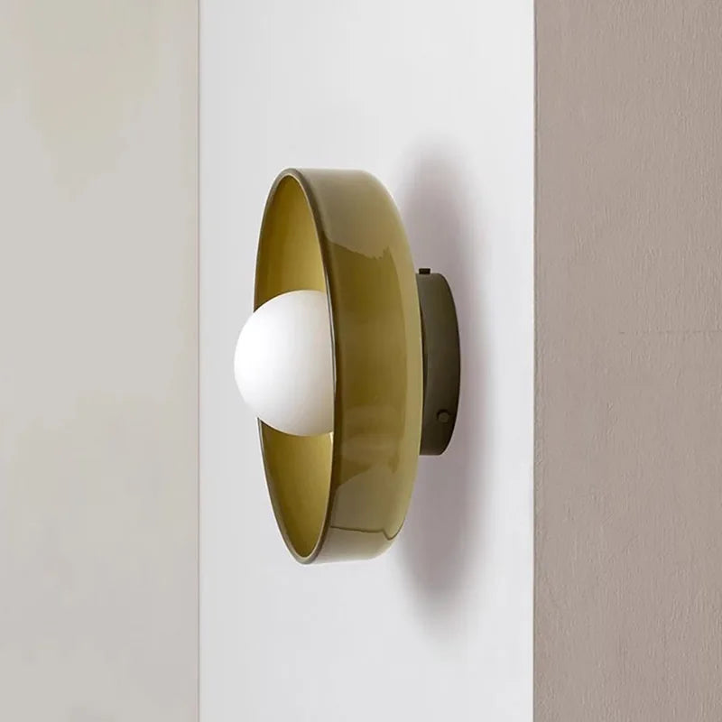 FjordLumen: Glass Ceiling Light – Simple Scandinavian Design & Gentle LED Light