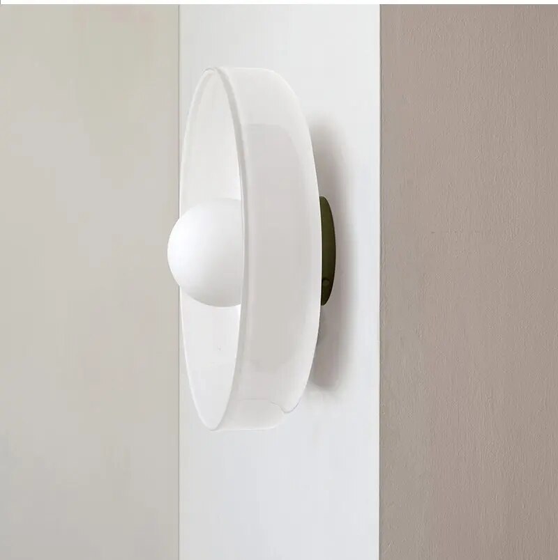 FjordLumen: Glass Ceiling Light – Simple Scandinavian Design & Gentle LED Light