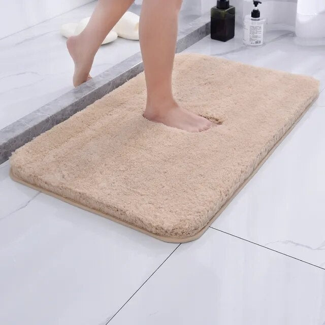 FlauschHeim: Soft Bath Mat Non-Slip – Cozy & Absorbent Bath Mat