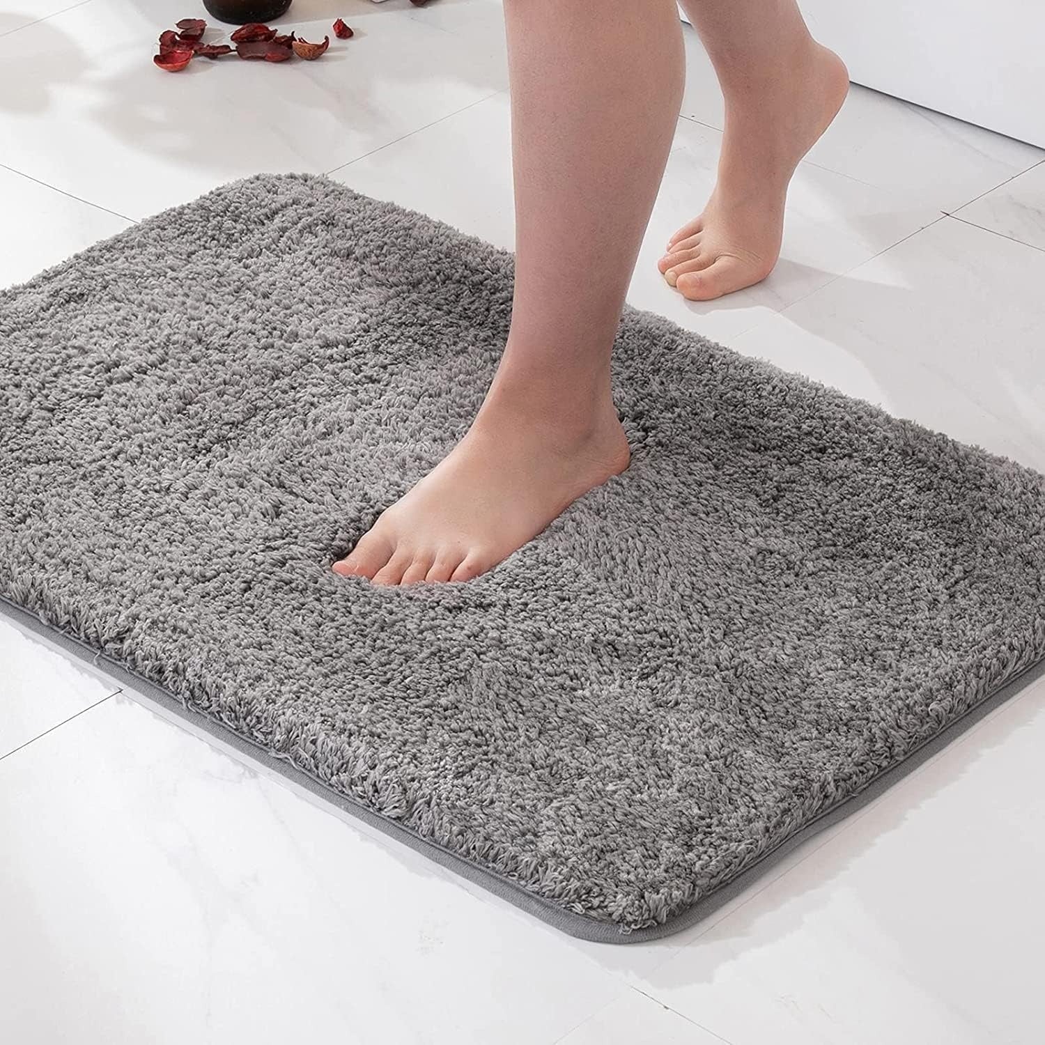 FlauschHeim: Soft Bath Mat Non-Slip – Cozy & Absorbent Bath Mat