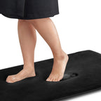 FlauschLust: Soft Memory Foam Bath Mat Non-Slip