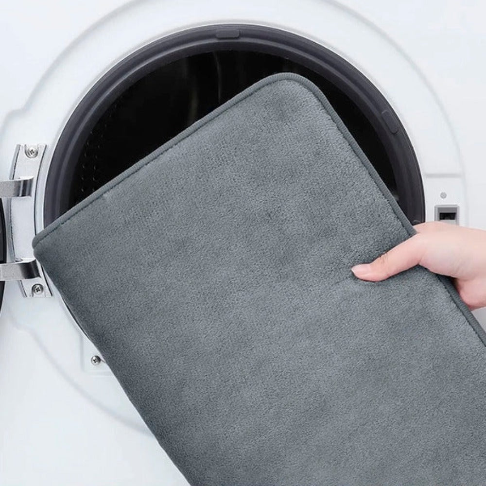 FlauschLust: Soft Memory Foam Bath Mat Non-Slip