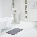 FlauschLust: Soft Memory Foam Bath Mat Non-Slip