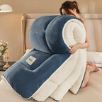 FuzzyDream: Cozy Sherpa Blanket with 3D Design & Durable Quality – for Bed & Living Room