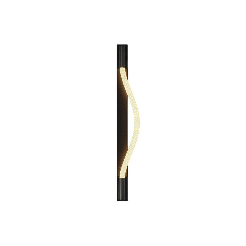 Flexible Silicone Tube LED Wall Light — Black