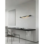 Flexible Silicone Tube LED Wall Light — Black