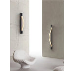 Flexible Silicone Tube LED Wall Light — Black