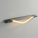 Flexible Silicone Tube LED Wall Light — Black