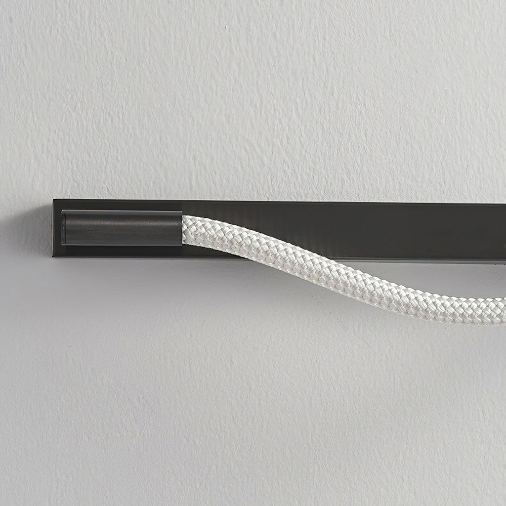 Flexible Silicone Tube LED Wall Light — Black