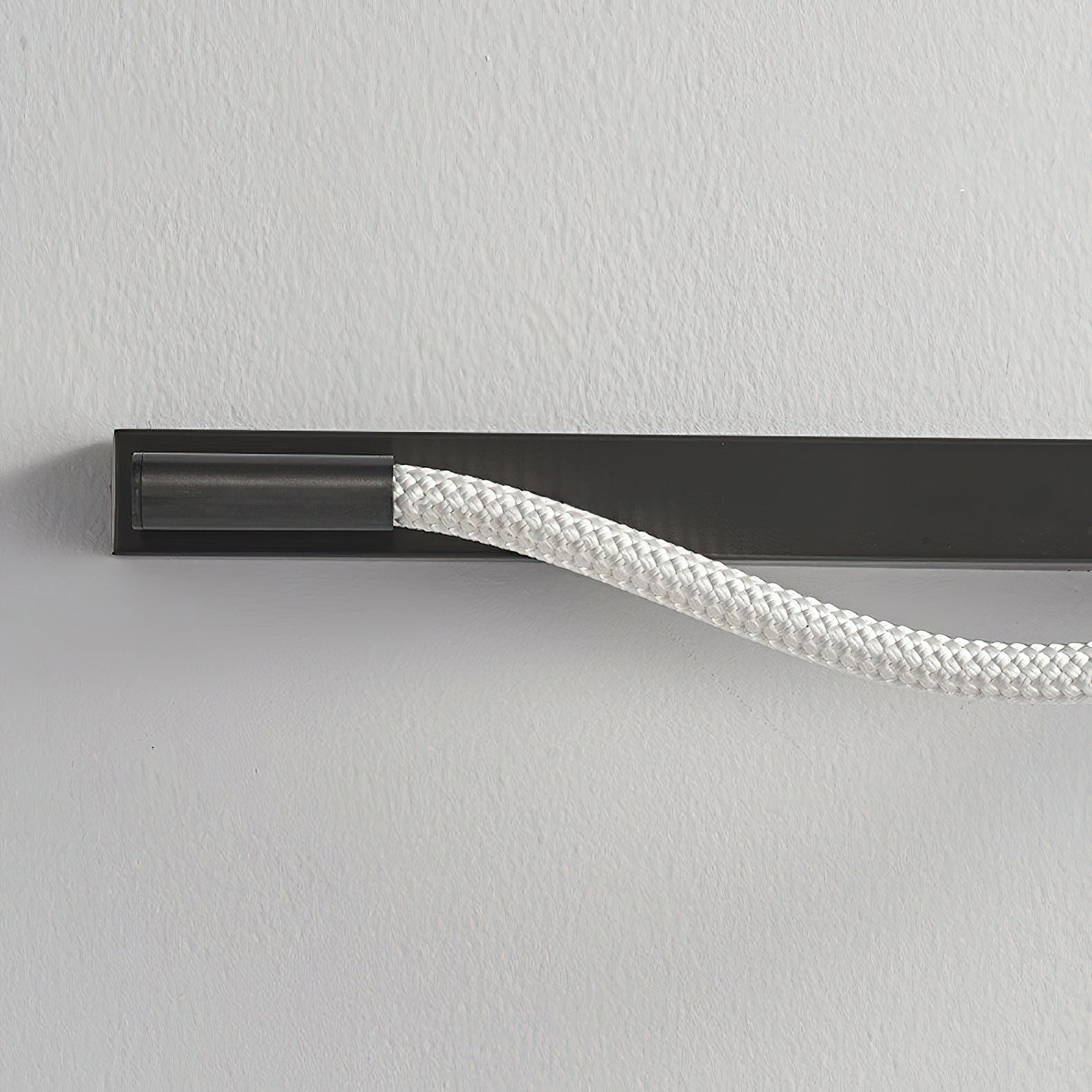 Flexible Silicone Tube LED Wall Light — Black