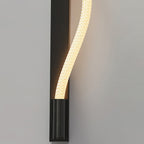Flexible Silicone Tube LED Wall Light — Black