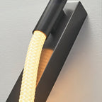 Flexible Silicone Tube LED Wall Light — Black