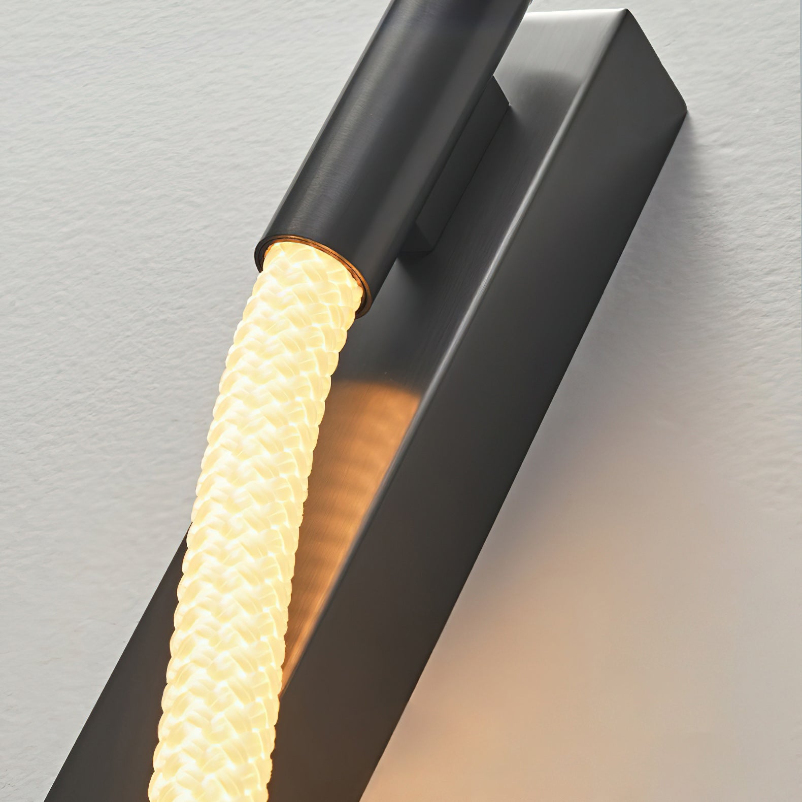 Flexible Silicone Tube LED Wall Light — Black