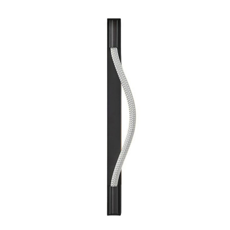 Flexible Silicone Tube LED Wall Light — Black