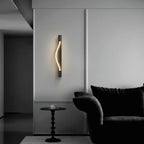 Flexible Silicone Tube LED Wall Light — Black