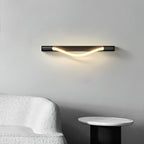 Flexible Silicone Tube LED Wall Light — Black