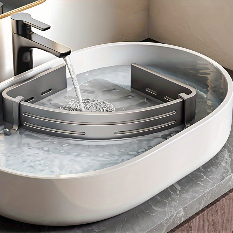 FlexHaken: Wall Shelf Kitchen – multifunctional aluminum shelf, space-saving & decorative with hooks for utensils & bathroom accessories