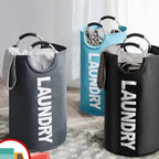 FlexiLaden: Collapsible Laundry Basket – Water-Repellent, Durable & Perfect for Large Loads