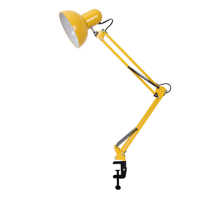 FlexiLux: Adjustable Metal Table Lamp with Clip-On & LED 1-bulb – for Desk & Bedroom