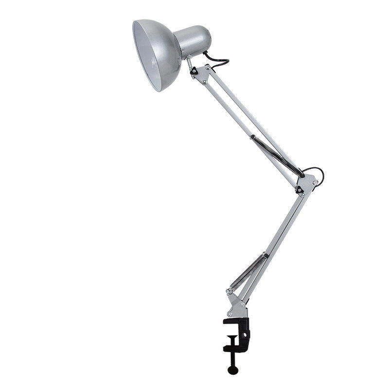 FlexiLux: Adjustable Metal Table Lamp with Clip-On & LED 1-bulb – for Desk & Bedroom