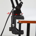 FlexiLux: Adjustable Metal Table Lamp with Clip-On & LED 1-bulb – for Desk & Bedroom