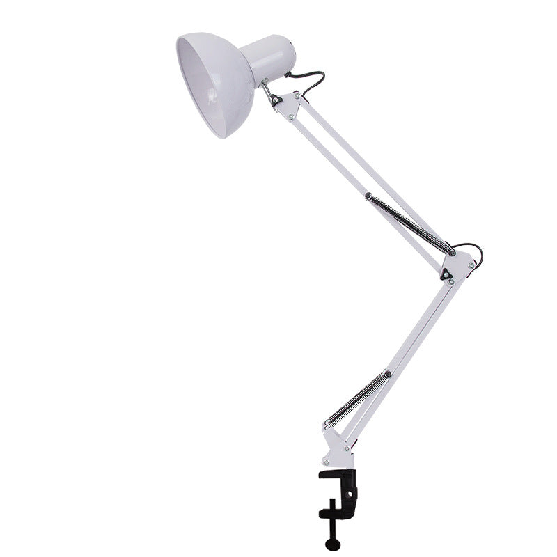FlexiLux: Adjustable Metal Table Lamp with Clip-On & LED 1-bulb – for Desk & Bedroom