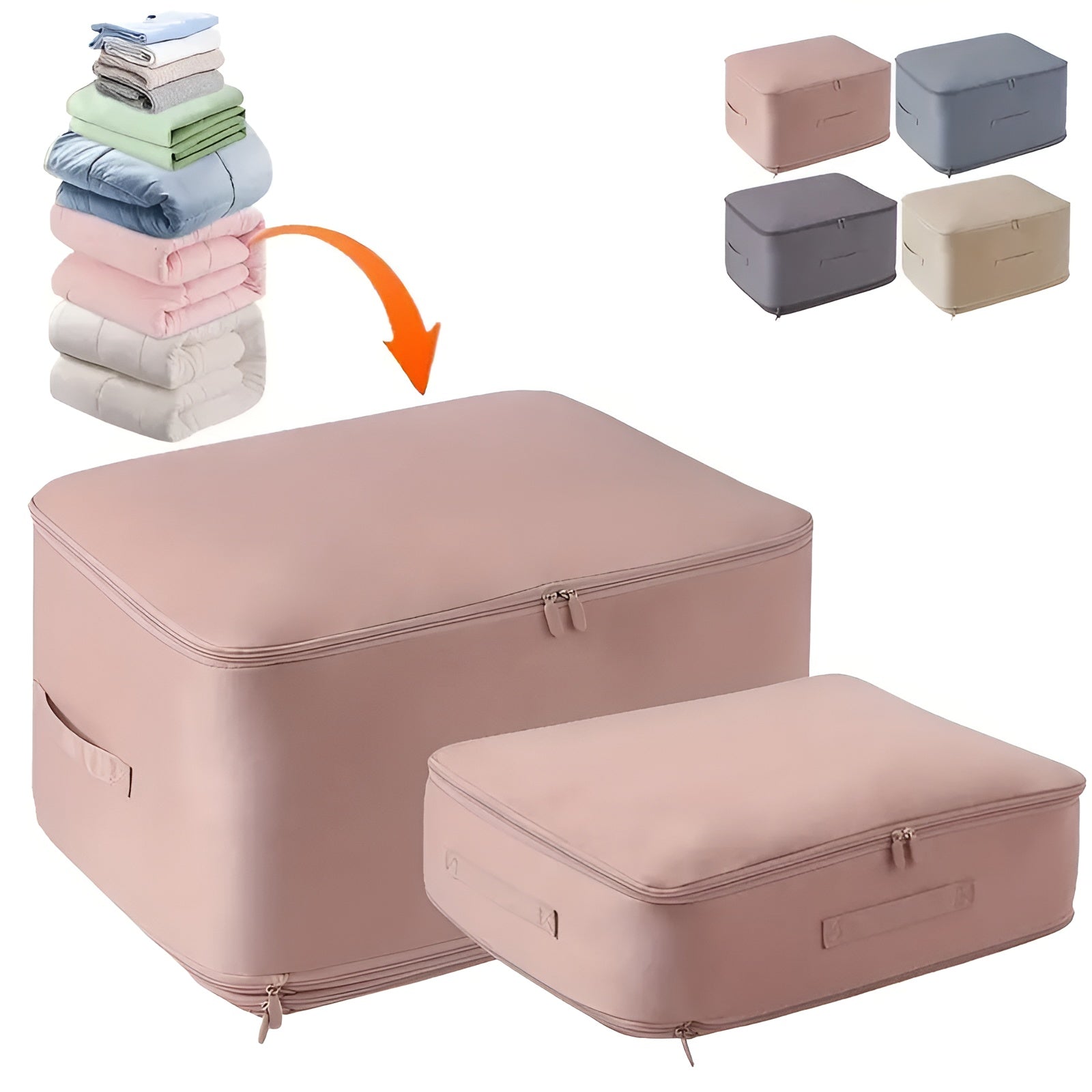 FlexiPack: Airtight Storage Bag – Durable, Space-Saving & Perfect for Blankets, Jackets & Cushions