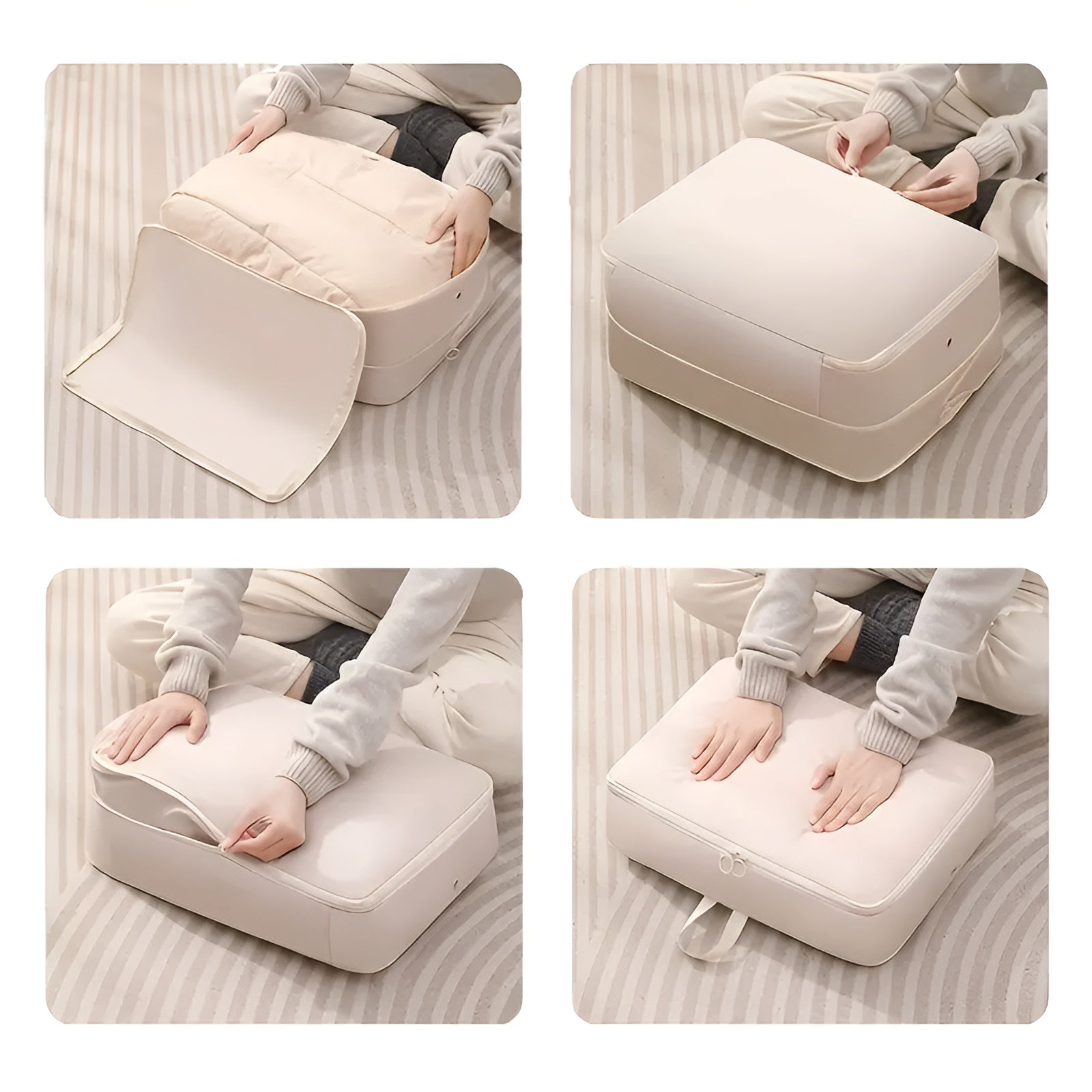 FlexiPack: Airtight Storage Bag – Durable, Space-Saving & Perfect for Blankets, Jackets & Cushions