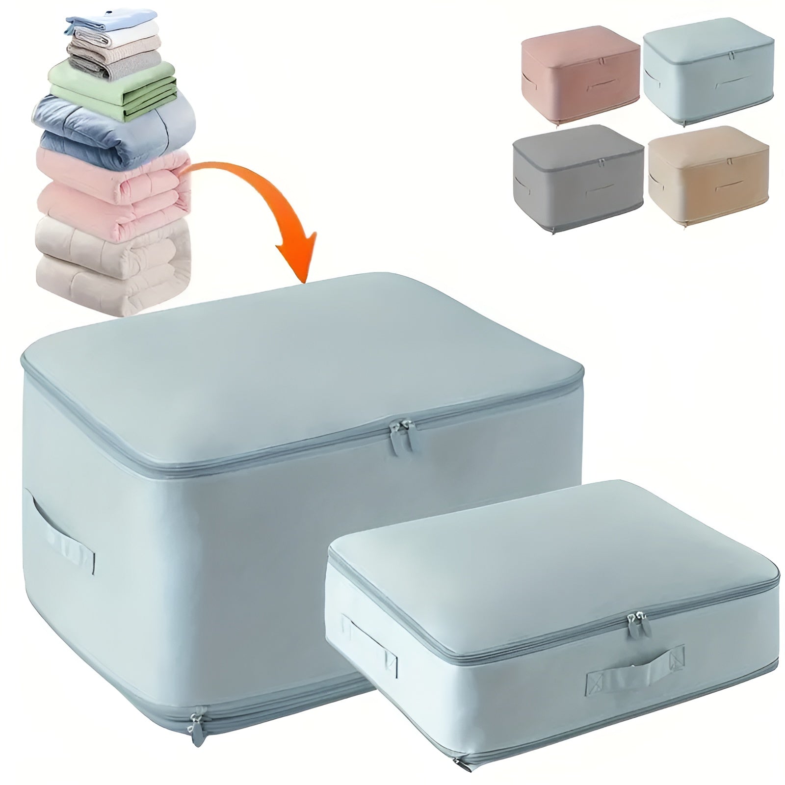 FlexiPack: Airtight Storage Bag – Durable, Space-Saving & Perfect for Blankets, Jackets & Cushions