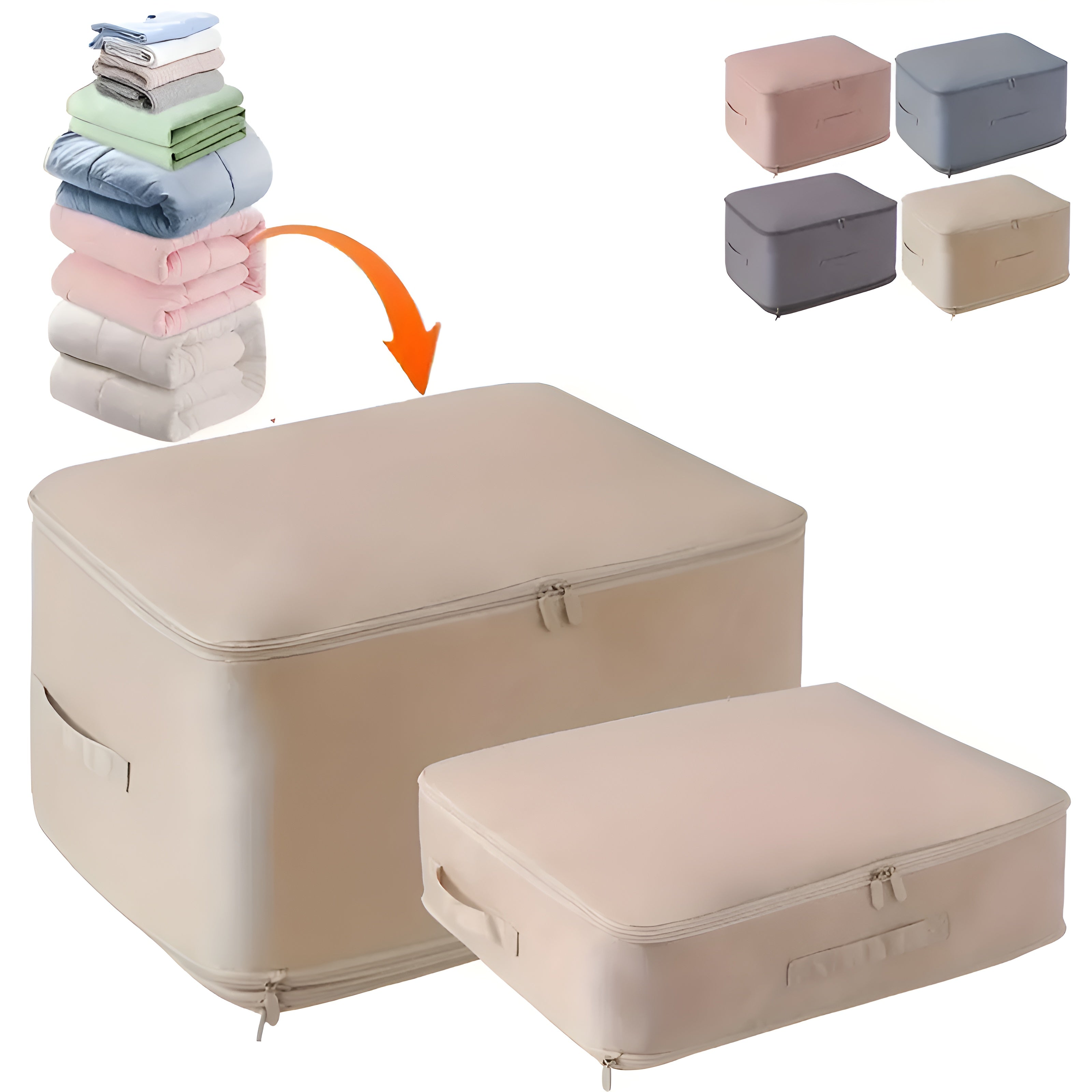 FlexiPack: Airtight Storage Bag – Durable, Space-Saving & Perfect for Blankets, Jackets & Cushions