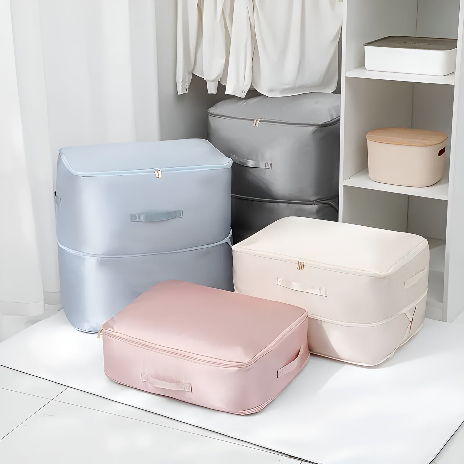 FlexiPack: Airtight Storage Bag – Durable, Space-Saving & Perfect for Blankets, Jackets & Cushions