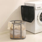 FlexiWashing: Designer Laundry Basket – Foldable, Portable, and Practical for Home and Student Dormitories