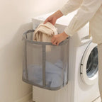 FlexiWashing: Designer Laundry Basket – Foldable, Portable, and Practical for Home and Student Dormitories