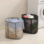 FlexiWashing: Designer Laundry Basket – Foldable, Portable, and Practical for Home and Student Dormitories