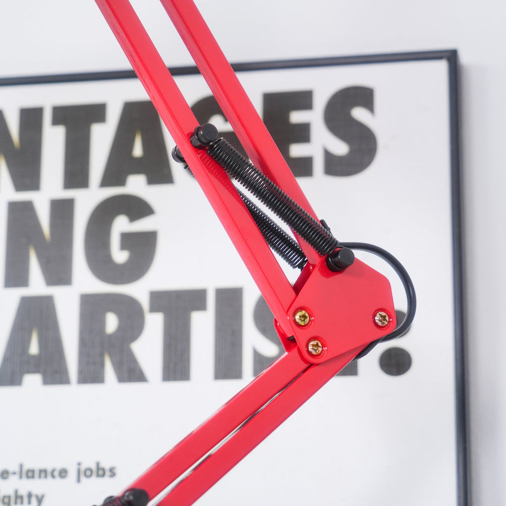 Adjustable Multi-Joint Desk Lamp — Blue, Red & Yellow
