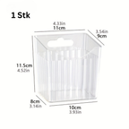FlexibelOrganisieren: Wall Shelf Bathroom – modern plastic shelf, multifunctional & decorative for toothbrushes, cosmetics & accessories