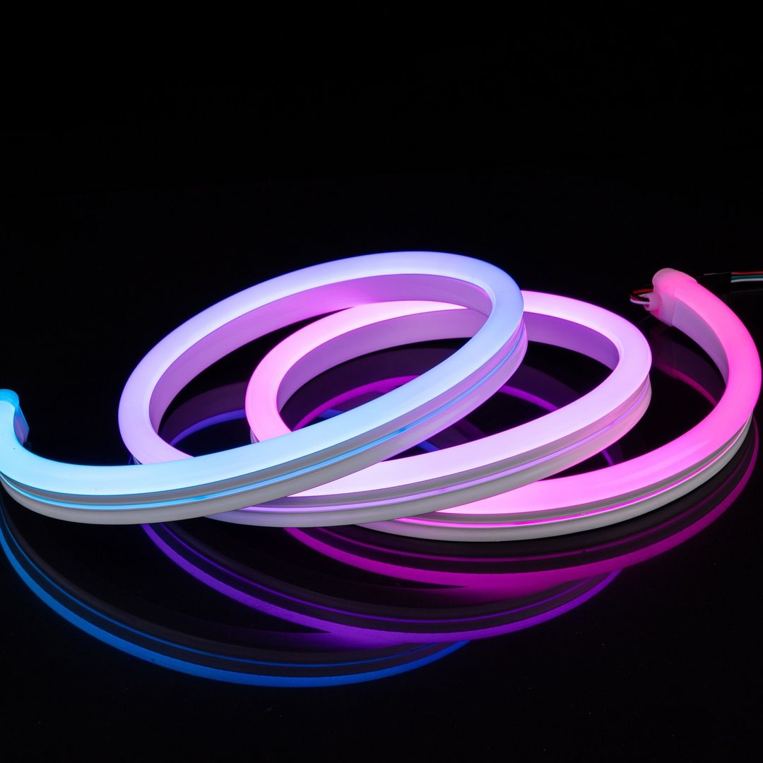 Flexible LED Light Strip for Stylish Wall Decoration – Seven-color light, Easy Installation, Perfect for Mood Lighting