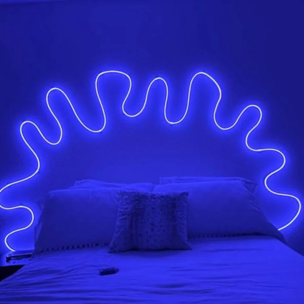 Flexible LED Light Strip for Stylish Wall Decoration – Seven-color light, Easy Installation, Perfect for Mood Lighting