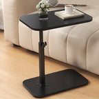 FlexivoLift: Height-Adjustable Side Table with Wooden Top & Sturdy Metal Frame – for Living Room & Bedroom