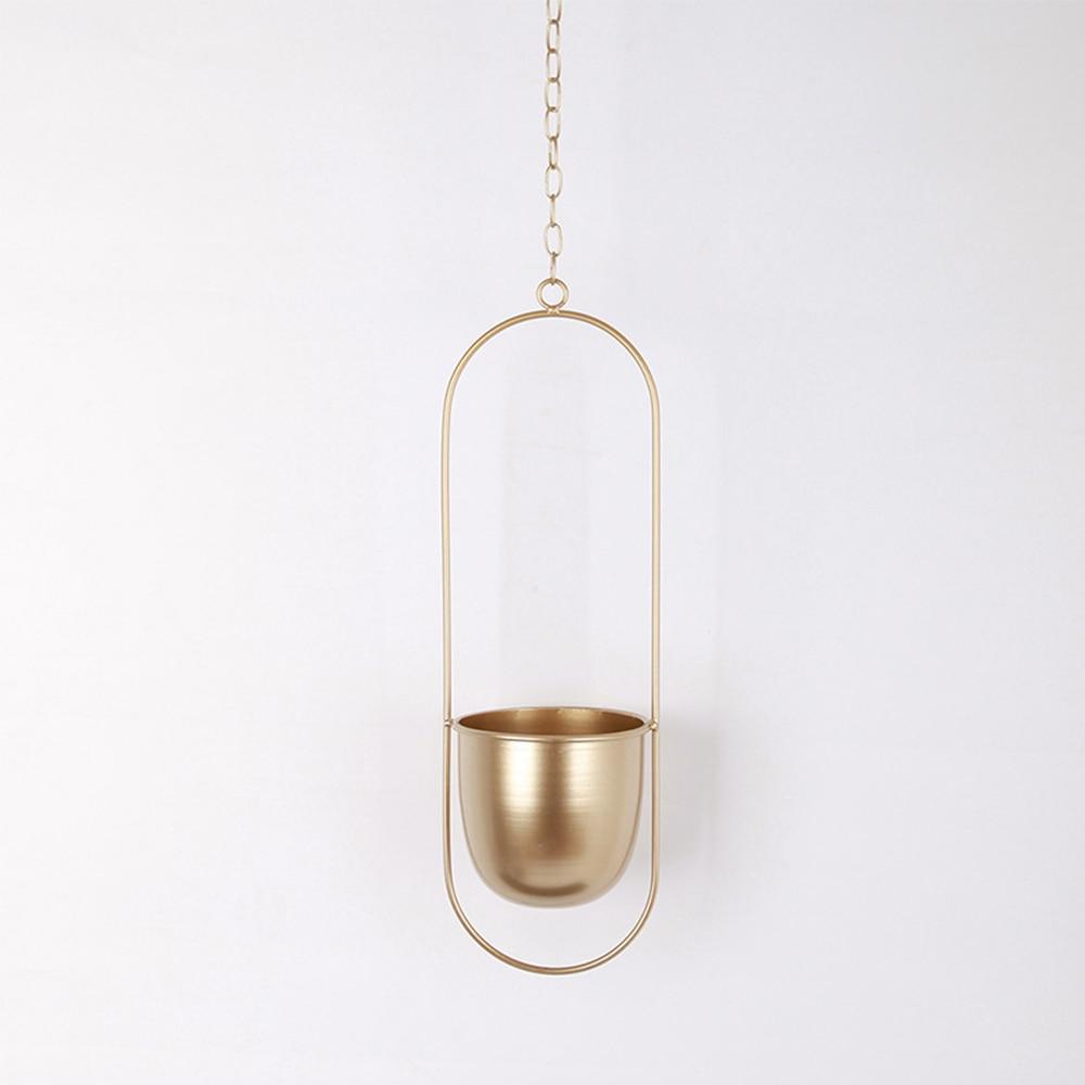 Breeze Hanging Planter | Minimalist Iron Design, Wall or Ceiling Mount