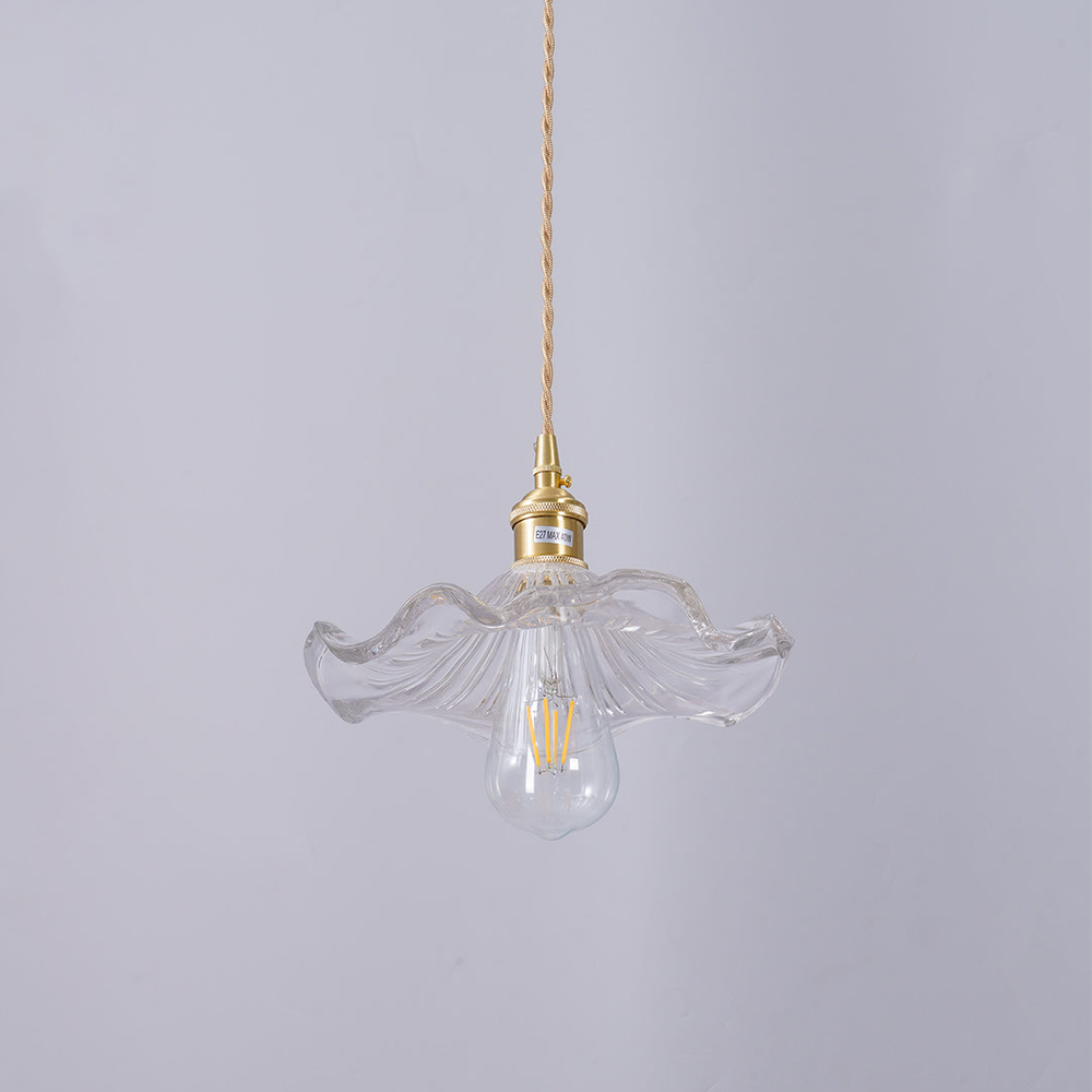FloraGlanz: Hibiscus LED Pendant Light in Modern Floral Design