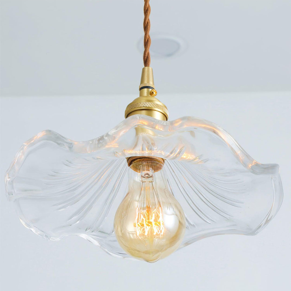 FloraGlanz: Hibiscus LED Pendant Light in Modern Floral Design