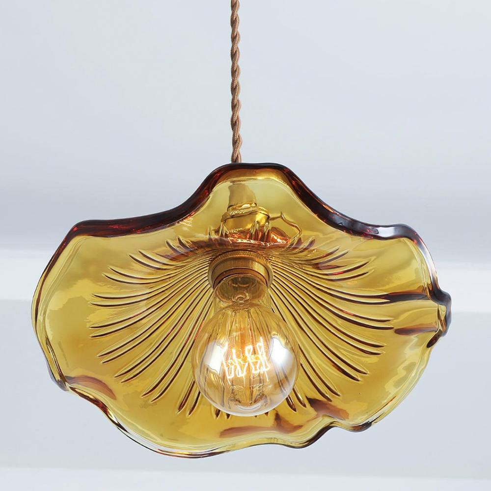 FloraGlanz: Hibiscus LED Pendant Light in Modern Floral Design