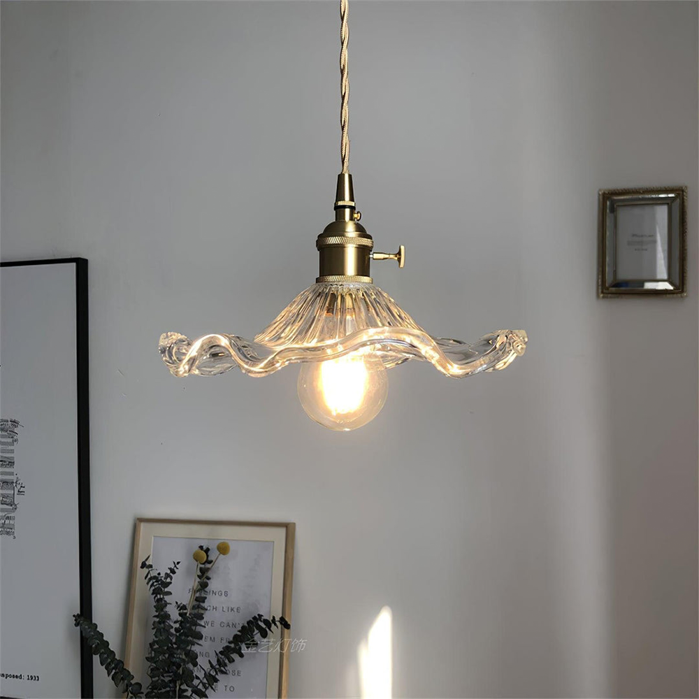 FloraGlanz: Hibiscus LED Pendant Light in Modern Floral Design